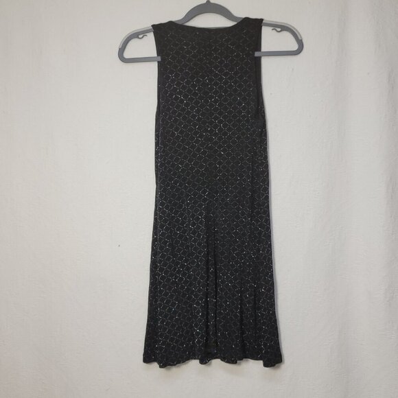 824. LA Belle Sleeveless Dress Black Sz M - Picture 2 of 7